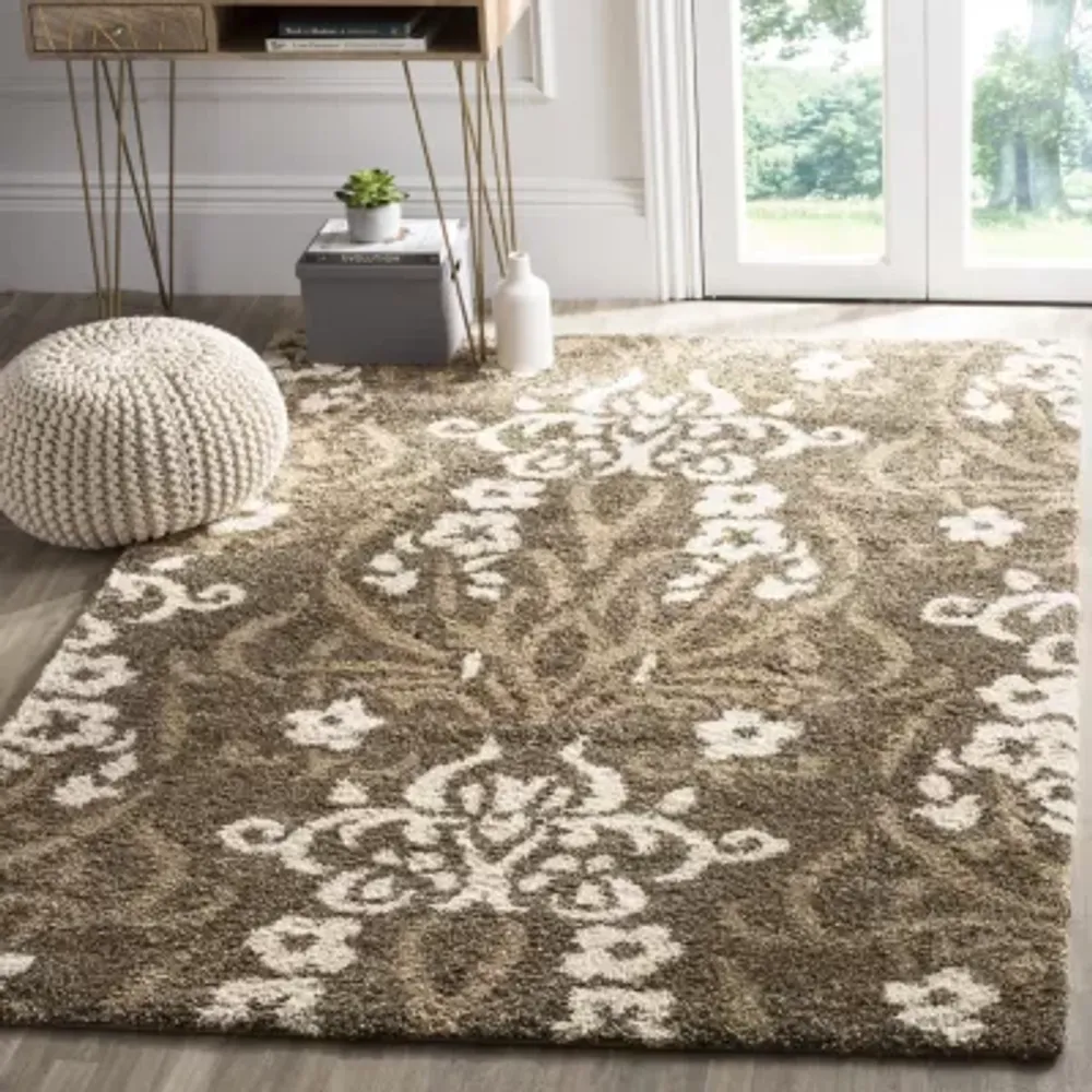 Safavieh Shag Collection Tristen Floral Square Area Rug