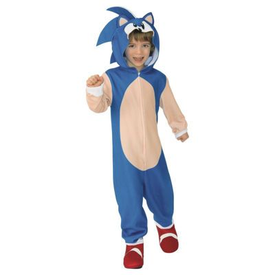Little & Big  Boys Oversized Sonic the Hedgehog Costume