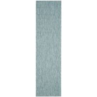 Safavieh Courtyard Collection Monroe Stripe Indoor/Outdoor Runner Rug