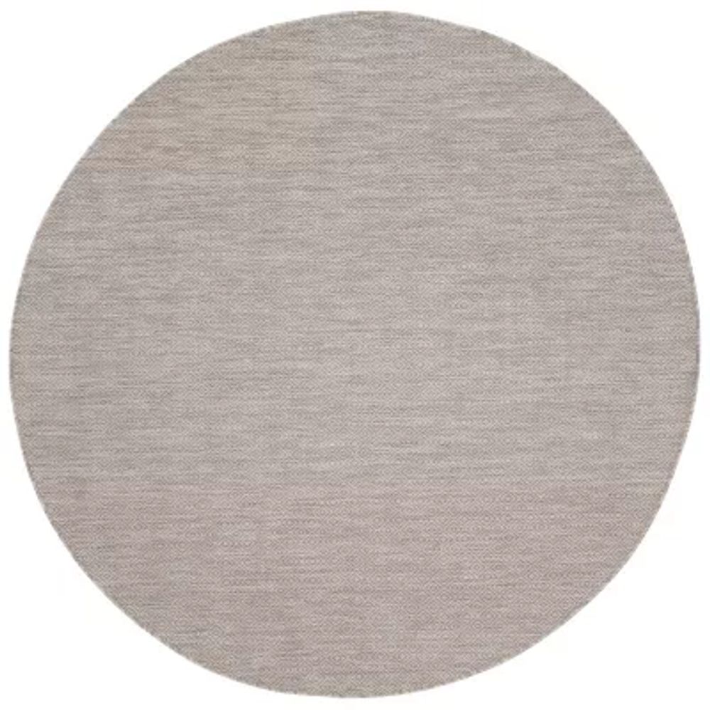 Safavieh Courtyard Collection Monroe Stripe Indoor/Outdoor Round Area Rug
