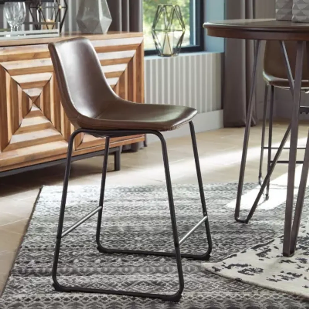 Signature Design by Ashley® Collins 2-pc. Counter Height Upholstered Bar Stool