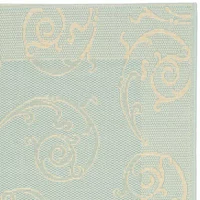 Safavieh Courtyard Collection Cletus Geometric Indoor/Outdoor Area Rug