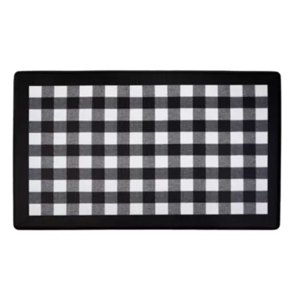 Achim Buffalo Check Anti-Fatigue 18"X30" Kitchen Mat