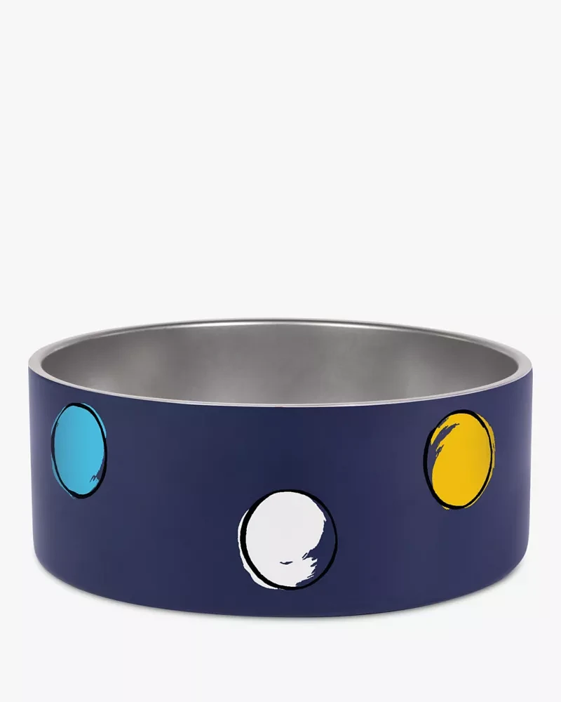 Watercolor Dot Pet Bowl