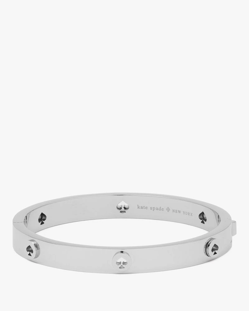 Spot The Spade Studded Hinged Bangle