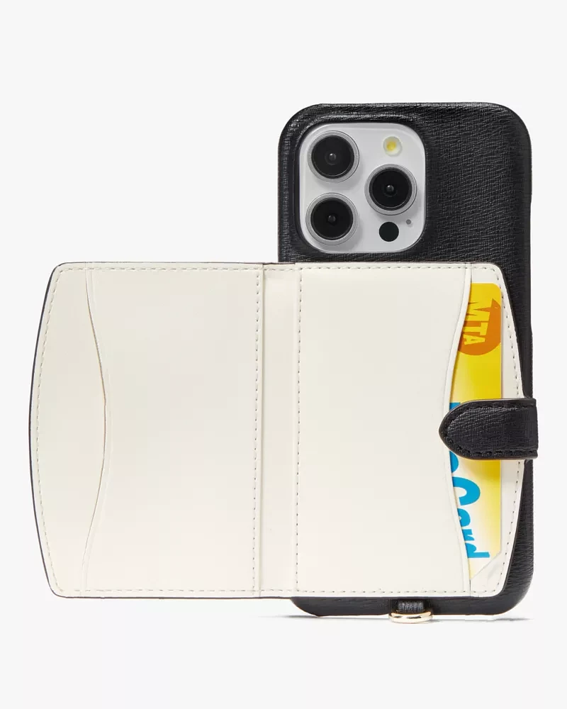 Morgan Colorblocked iPhone 15 Pro Cardholder Crossbody