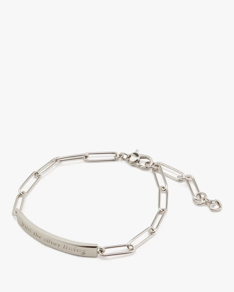 Silver Lining Id Bracelet