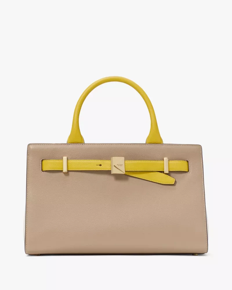 Deco Colorblocked Medium Satchel