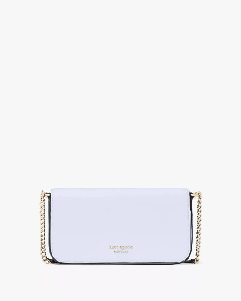 Devin Colorblocked Flap Chain Wallet