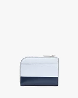 Devin Colorblocked Zip Card Case