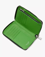 Label Medium Zip-around Wallet