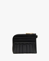 Deco Quilted Card Case Wristlet