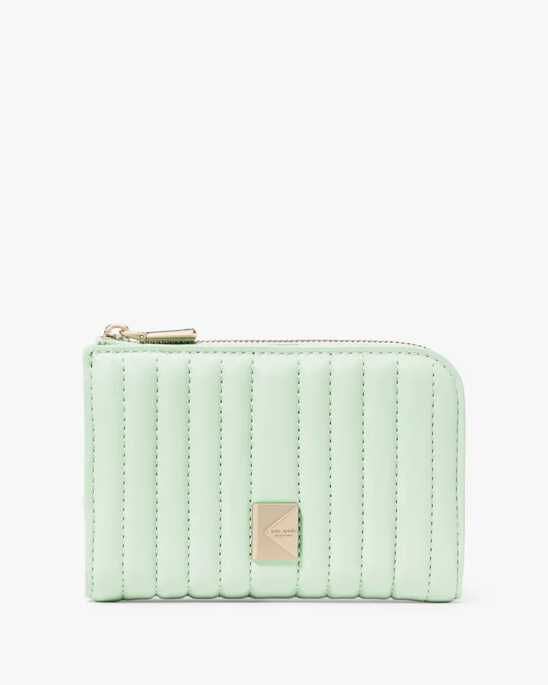 Deco Quilted Compact Wallet