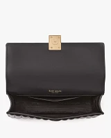 Deco Quilted Mini Flap Chain Crossbody
