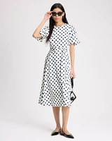 Breezy Dot Matinee Dress