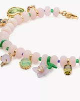 Garden Friends Beaded Charm Bracelet
