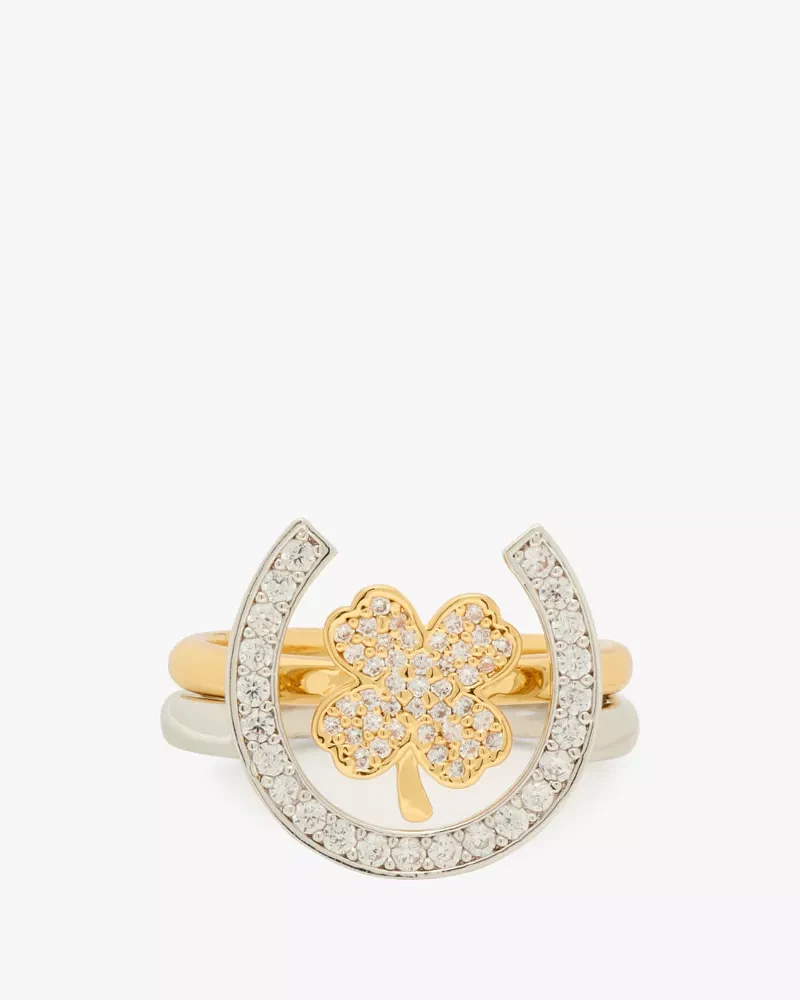 Lucky Charm Stacking Ring Set