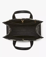 Manhattan Dot Tweed Small Tote