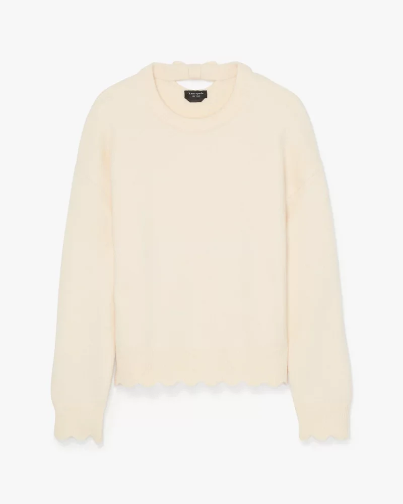 Scallop Bow Sweater