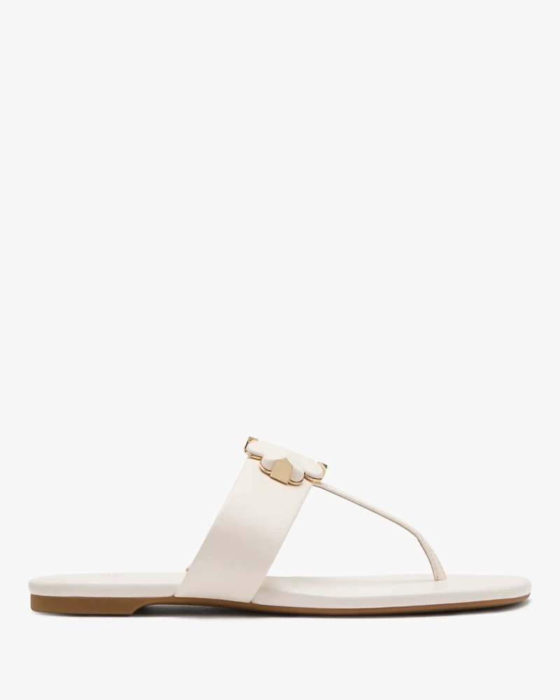 Spade Flower Thong Sandals