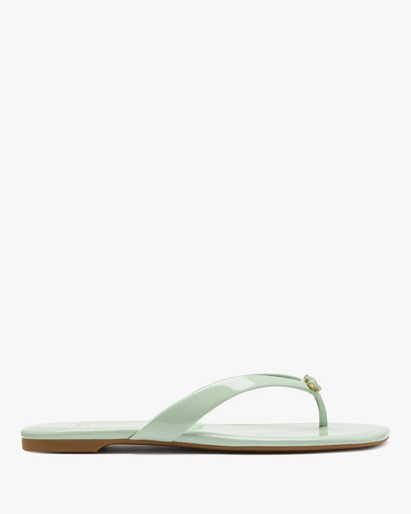 Spade Flower Flip Flop Sandals