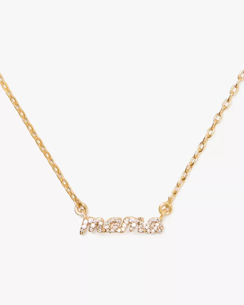 Mama Said Pave Pendant