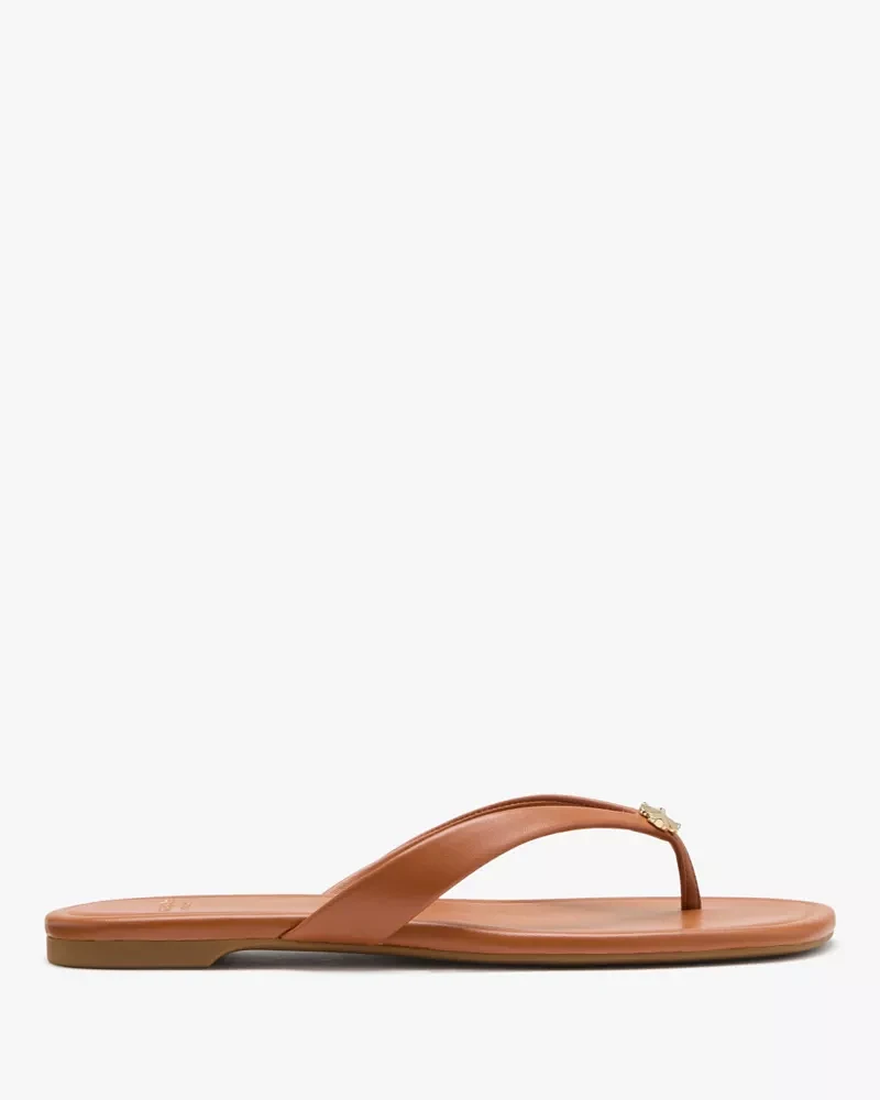 Spade Flower Flip Flops