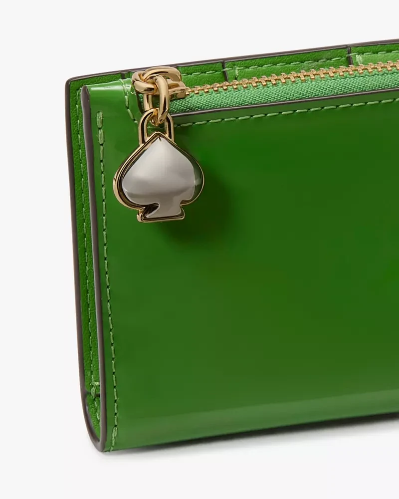 Devin Patent Small Bifold Wallet