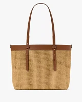 Do It All Straw Large Tote Bag