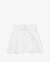 Floral Embroidered Shorts