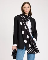 Breezy Dot Oblong Scarf