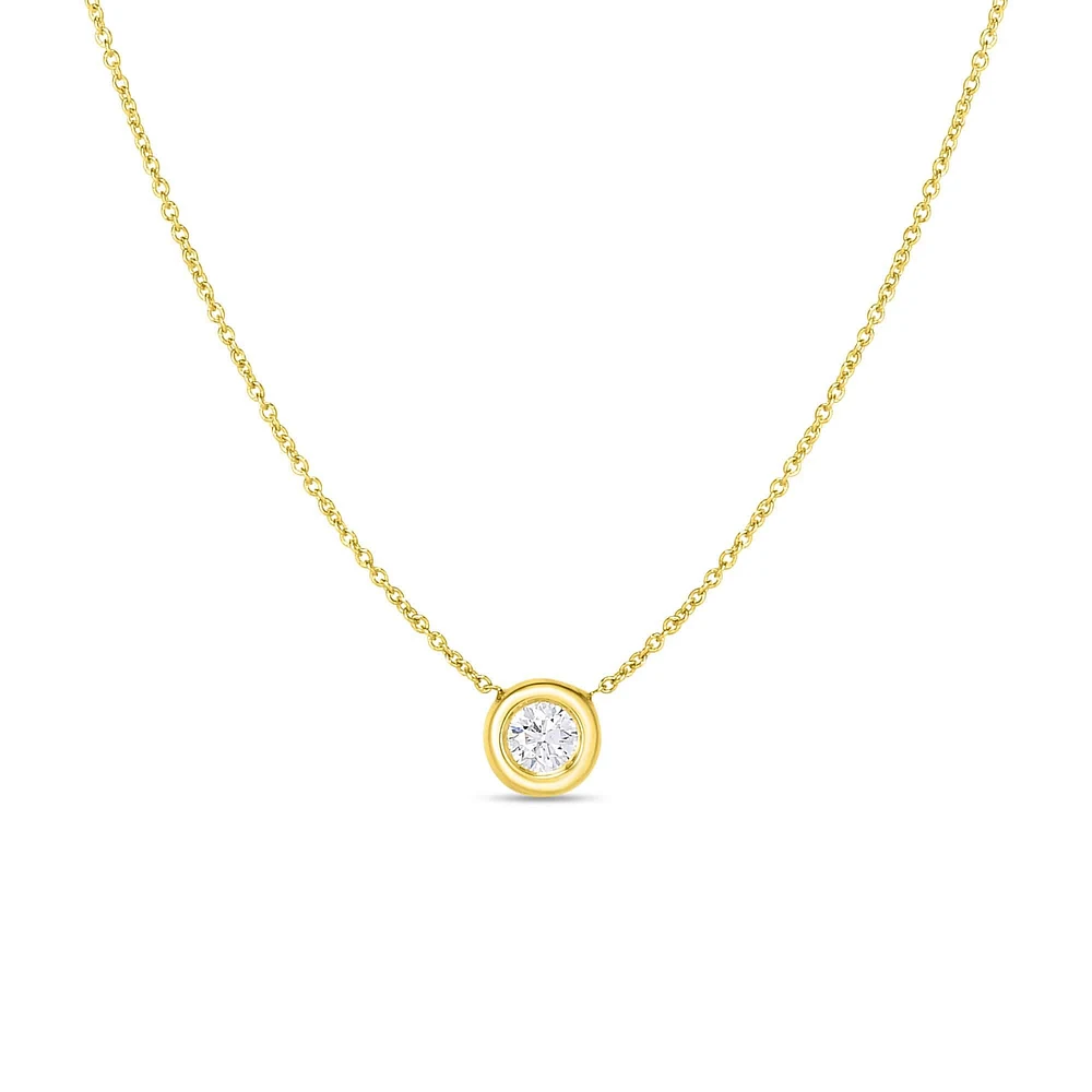 Shop diamond solitaire necklace in Canada | La Maison MonacoShop
