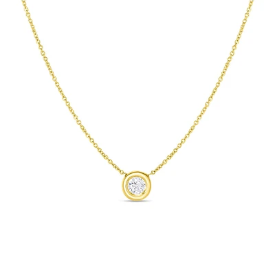 Shop diamond solitaire necklace in Canada | La Maison MonacoShop