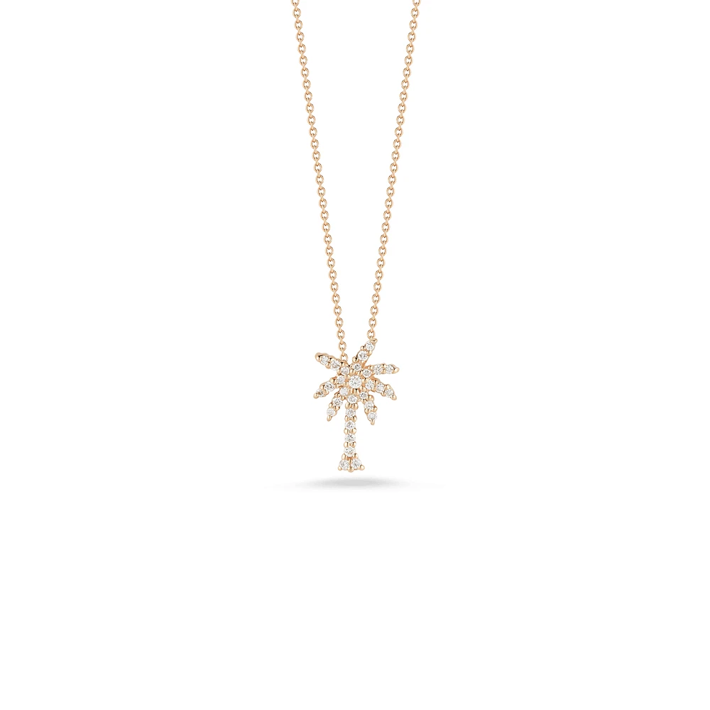 Shop tiny treasures small diamond palm tree necklace in Canada | La Maison MonacoShop