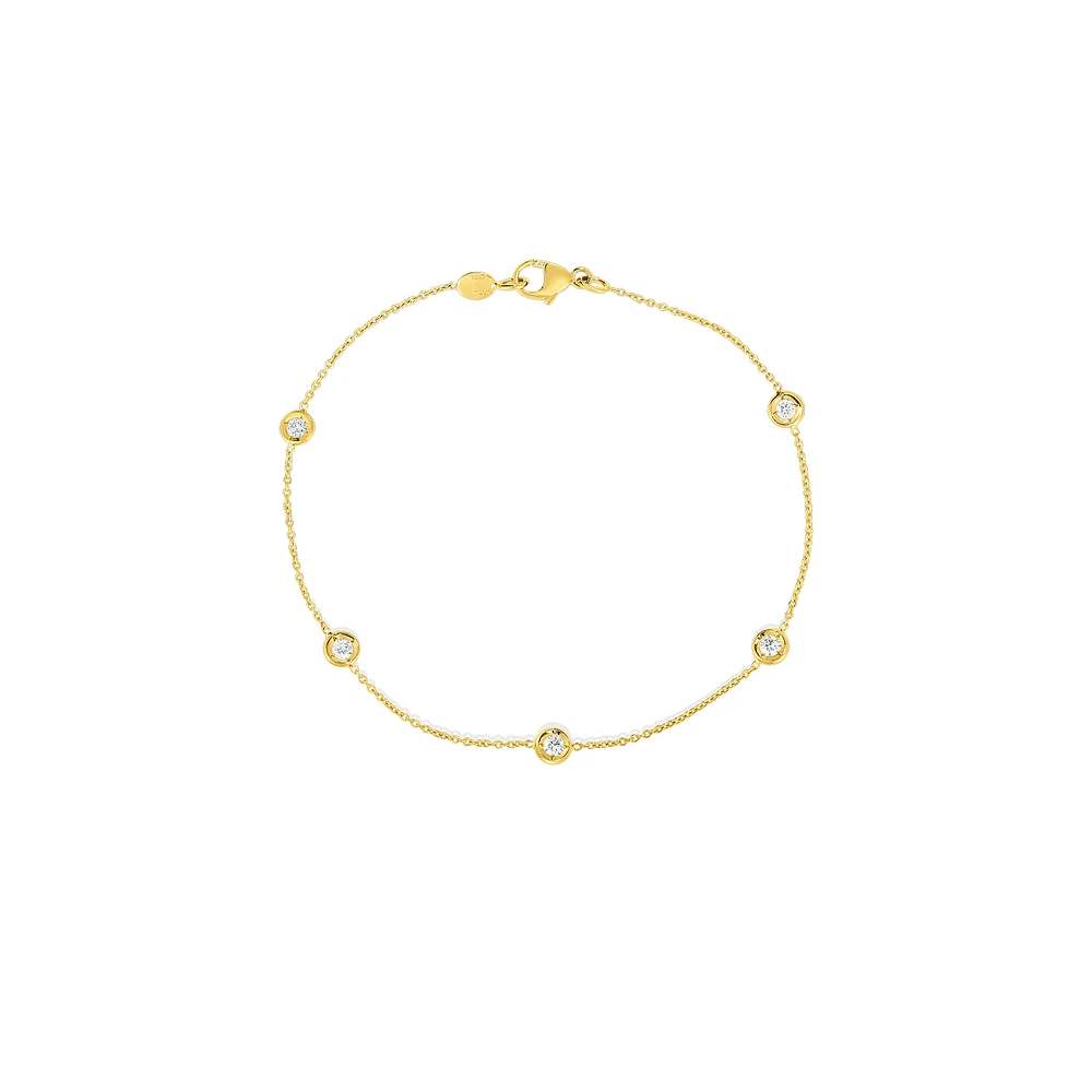 Shop diamonds by the inch five station bracelet in Canada | La Maison MonacoShop