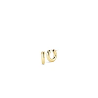 Shop designer gold small round hoop earrings in Canada | La Maison MonacoShop