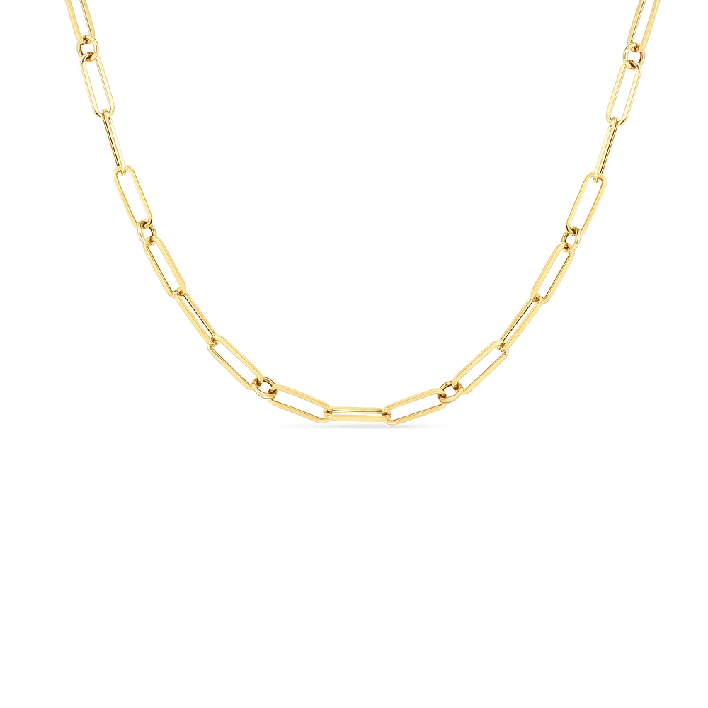 Shop fine paperclip link 17″chain in Canada | La Maison MonacoShop