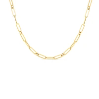 Shop fine paperclip link  17″chain in Canada | La Maison MonacoShop