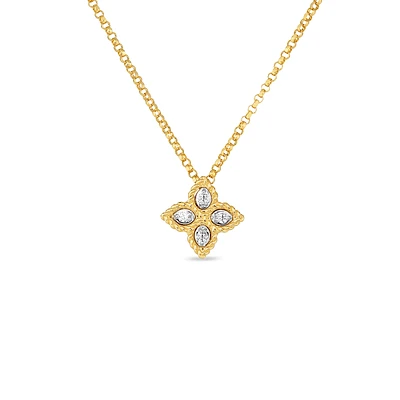 Shop princess flower diamond necklace in Canada | La Maison MonacoShop