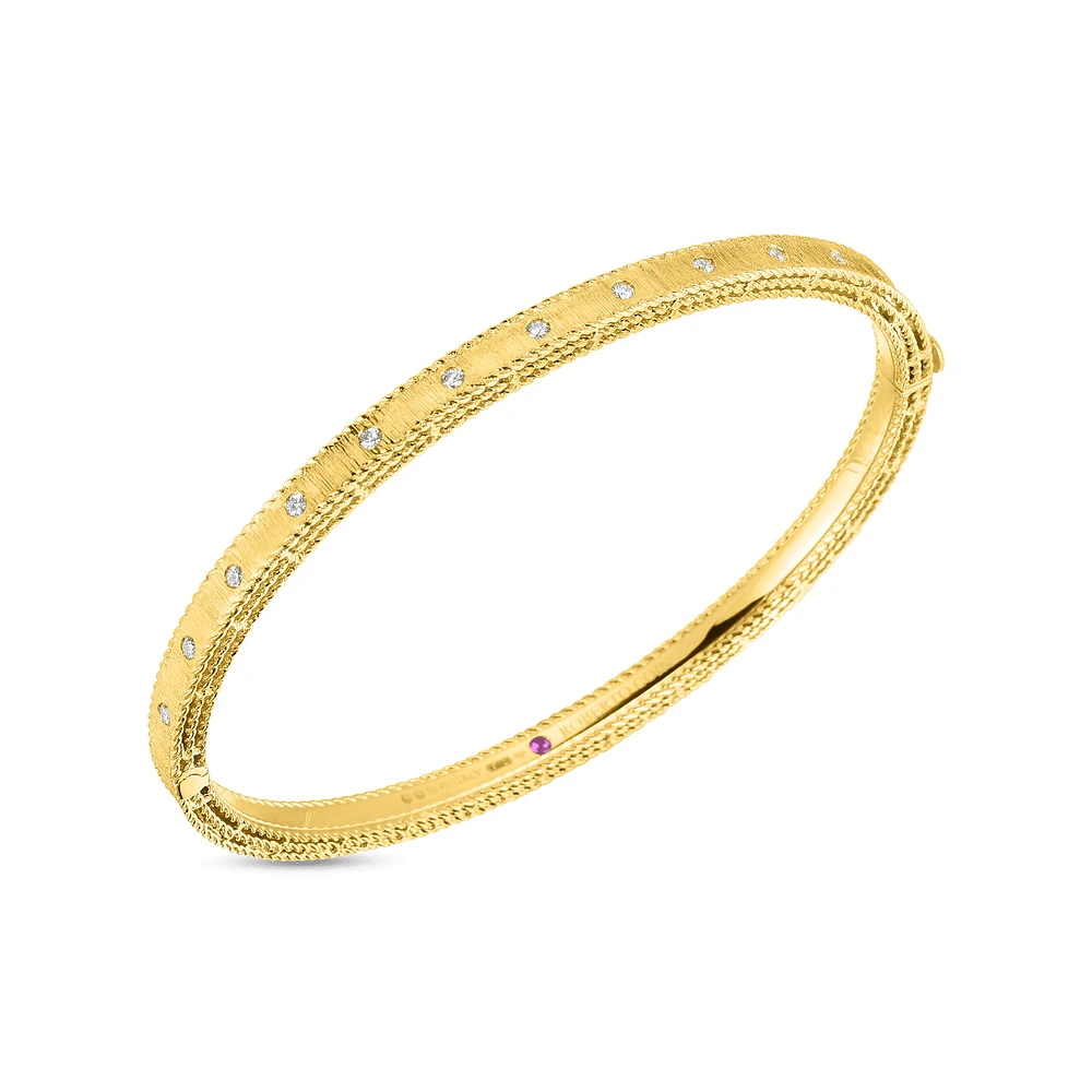 Shop princess diamond satin bangle in Canada | La Maison MonacoShop