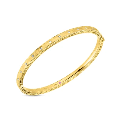 Shop princess diamond satin bangle in Canada | La Maison MonacoShop