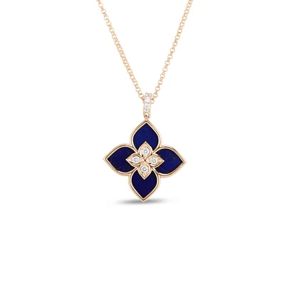 Shop venetian princess small lapis & diamond necklace in Canada | La Maison MonacoShop