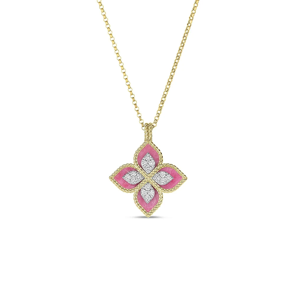 Shop venetian princess rhodonite necklace in Canada | La Maison MonacoShop