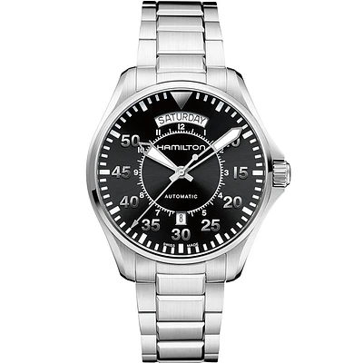 Shop khaki aviation pilot day date auto in Canada | La Maison MonacoShop