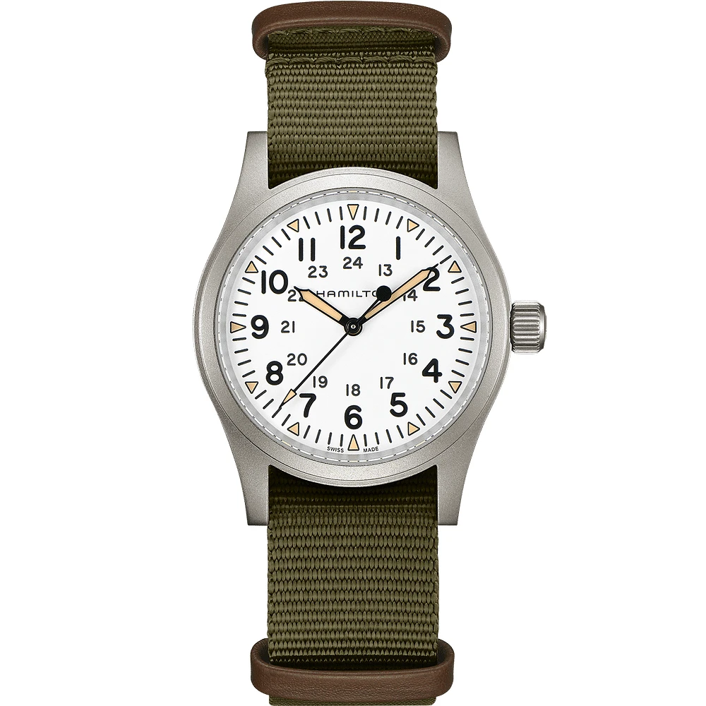 Shop khaki field mechanical 38mm in Canada | La Maison MonacoShop