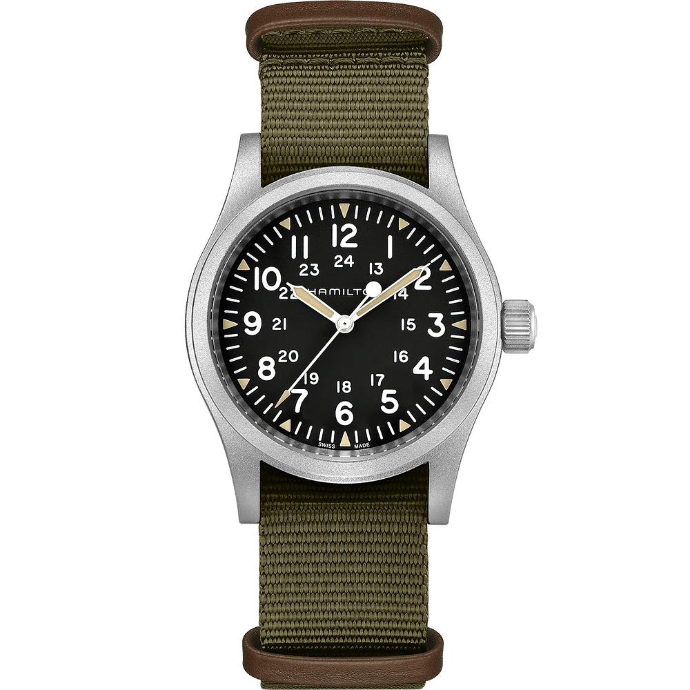Shop khaki field mechanical 38mm in Canada | La Maison MonacoShop