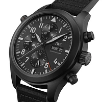 Shop pilot’s watch double chronograph top gun ceratanium® in Canada | La Maison MonacoShop