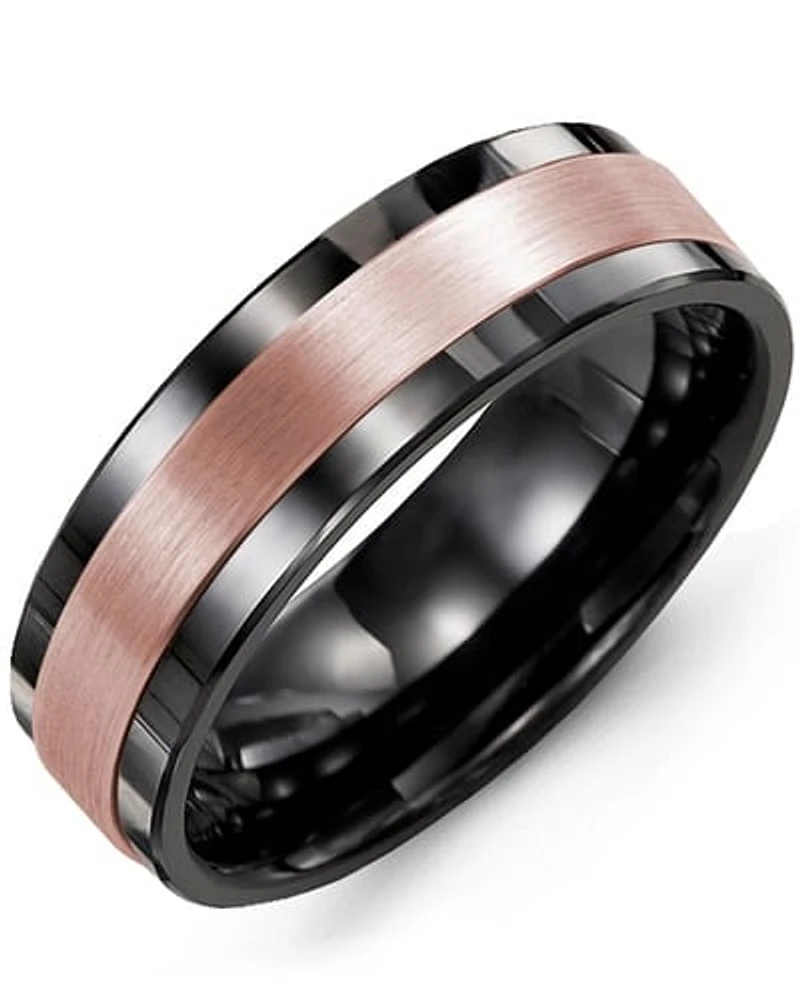 Shop men’s plain satin finish wedding band in Canada | La Maison MonacoShop