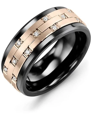Shop men’s scattered diamond wedding ring in Canada | La Maison MonacoShop