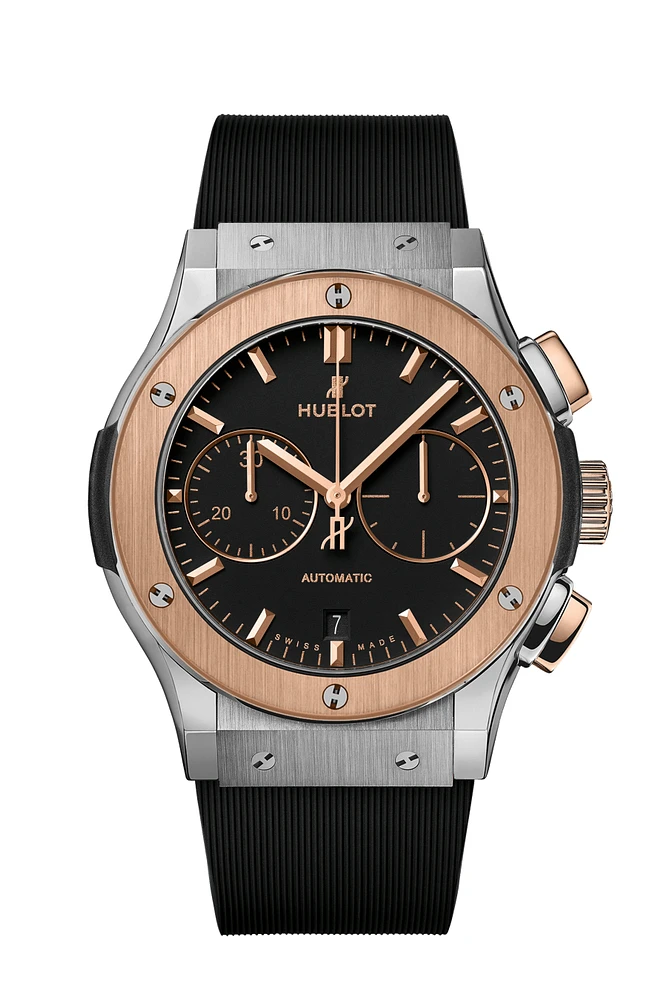 Shop classic fusion chronograph titanium king gold 45 mm in Canada | La Maison MonacoShop